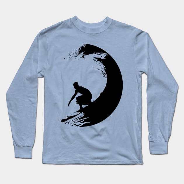 Catch A Wave Long Sleeve T-Shirt by hamiltonarts